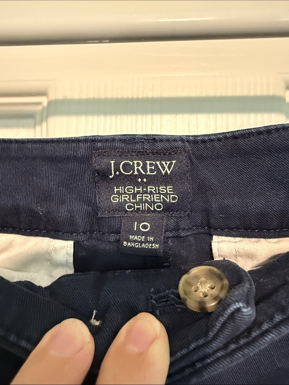 J. Crew Navy Cropped Ankle Pants - Picture 2 of 15